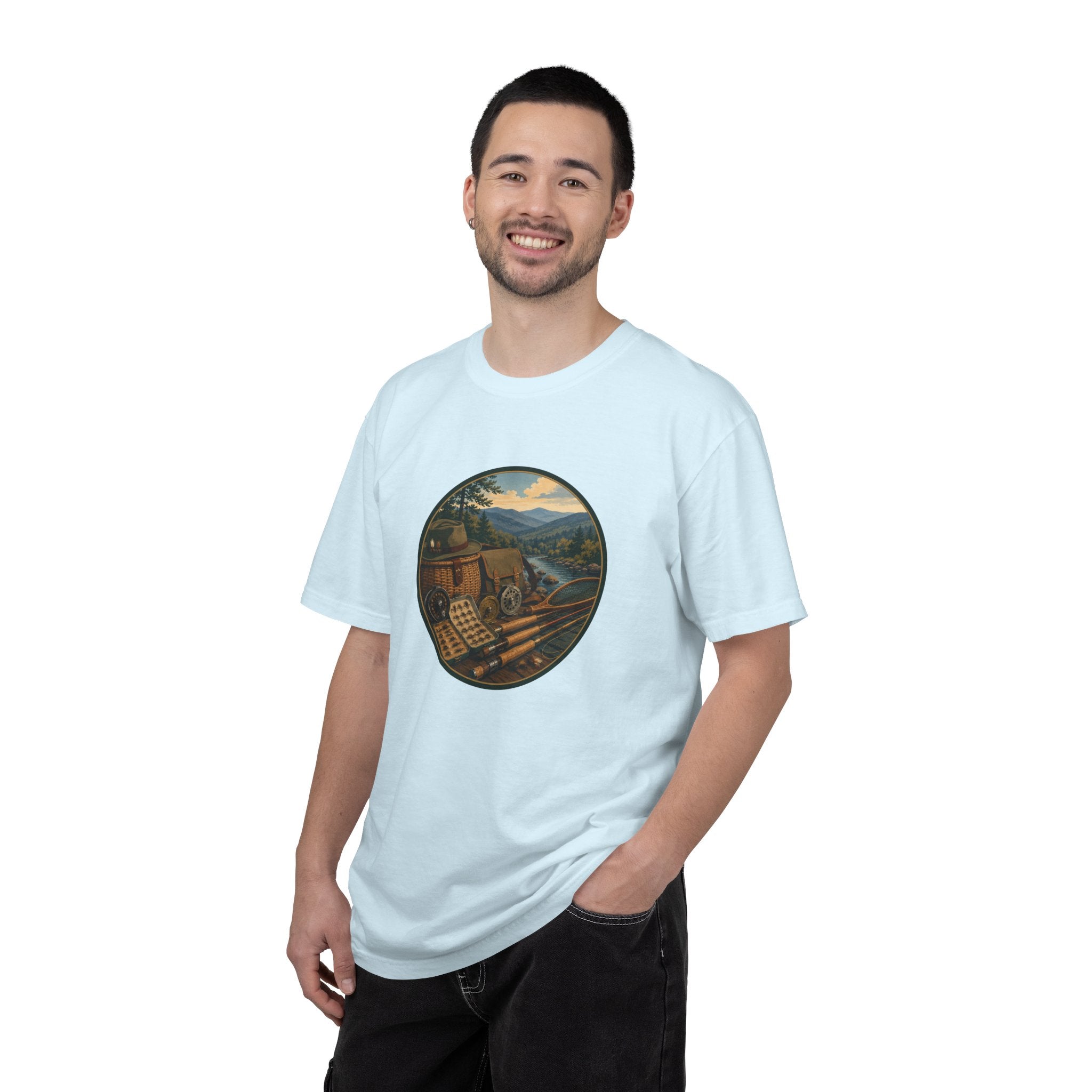 Vintage Fly Fishing T-Shirt — Retro Outdoors Graphic Tee