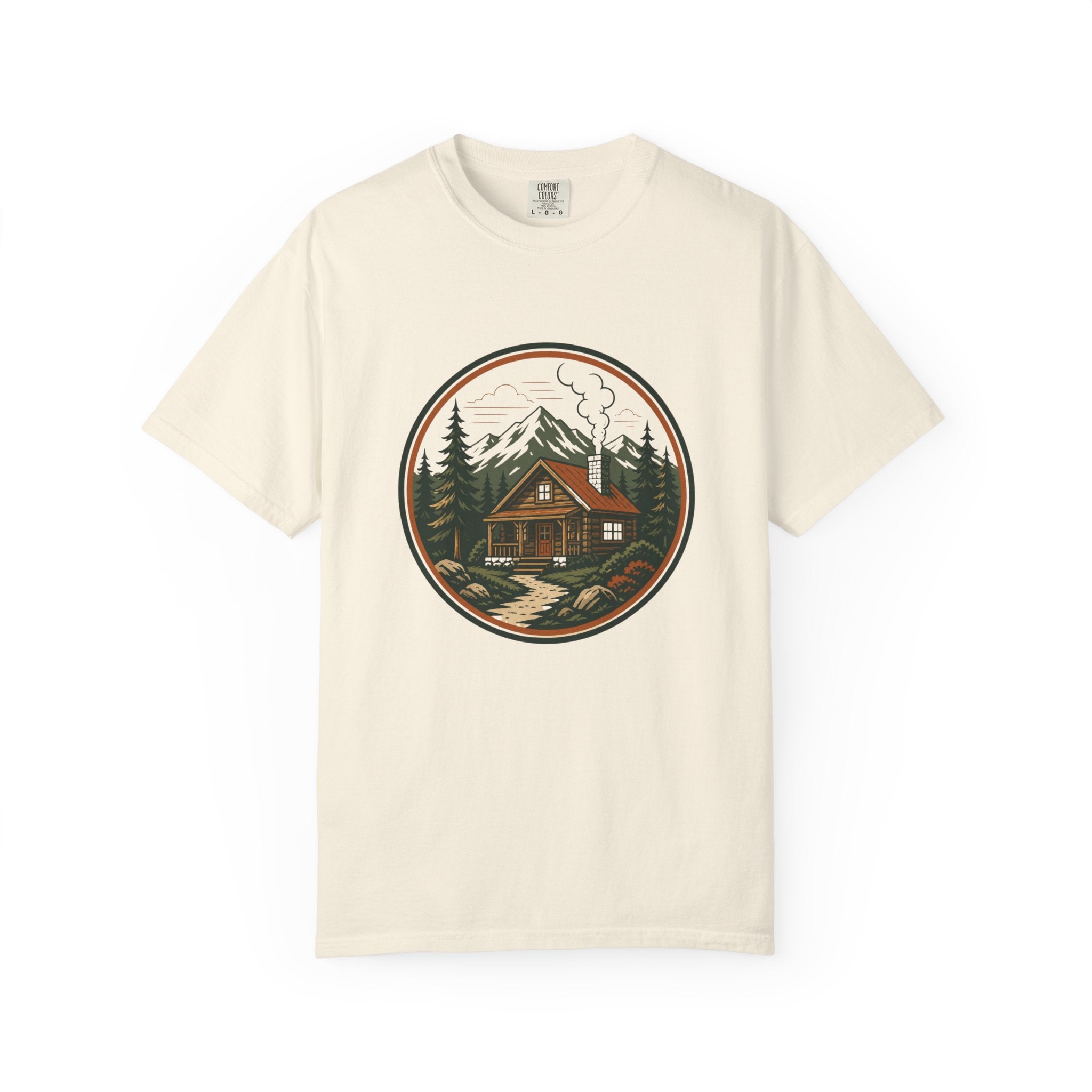 Cabin In The Woods T-Shirt — Rustic Mountain Cabin Graphic Tee