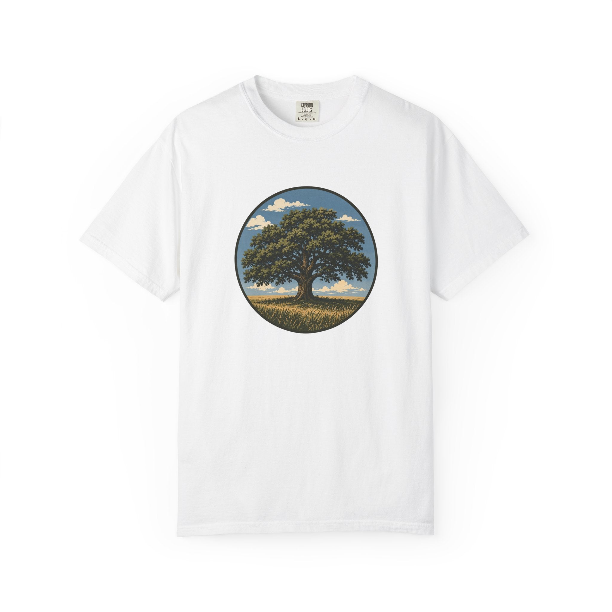 Tree of Life T-Shirt — Vintage Oak Landscape Graphic Tee
