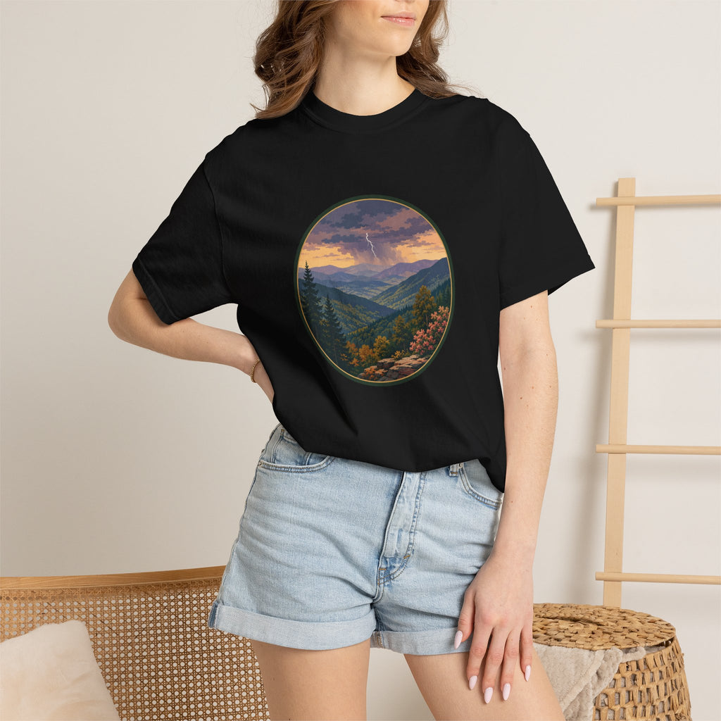 Scenic Blue Ridge Mountain Thunderstorm T-Shirt