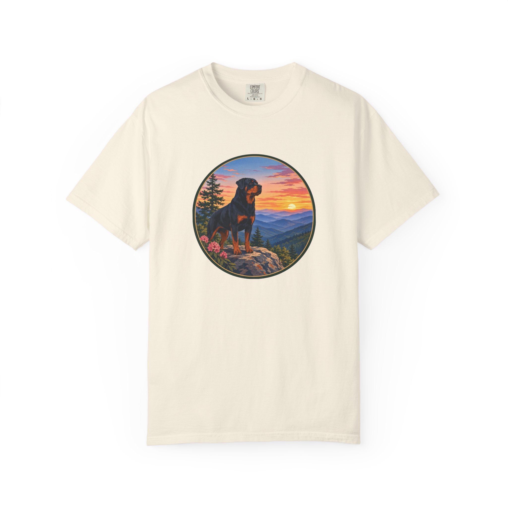 Rottweiler Mountain Sunset T-Shirt