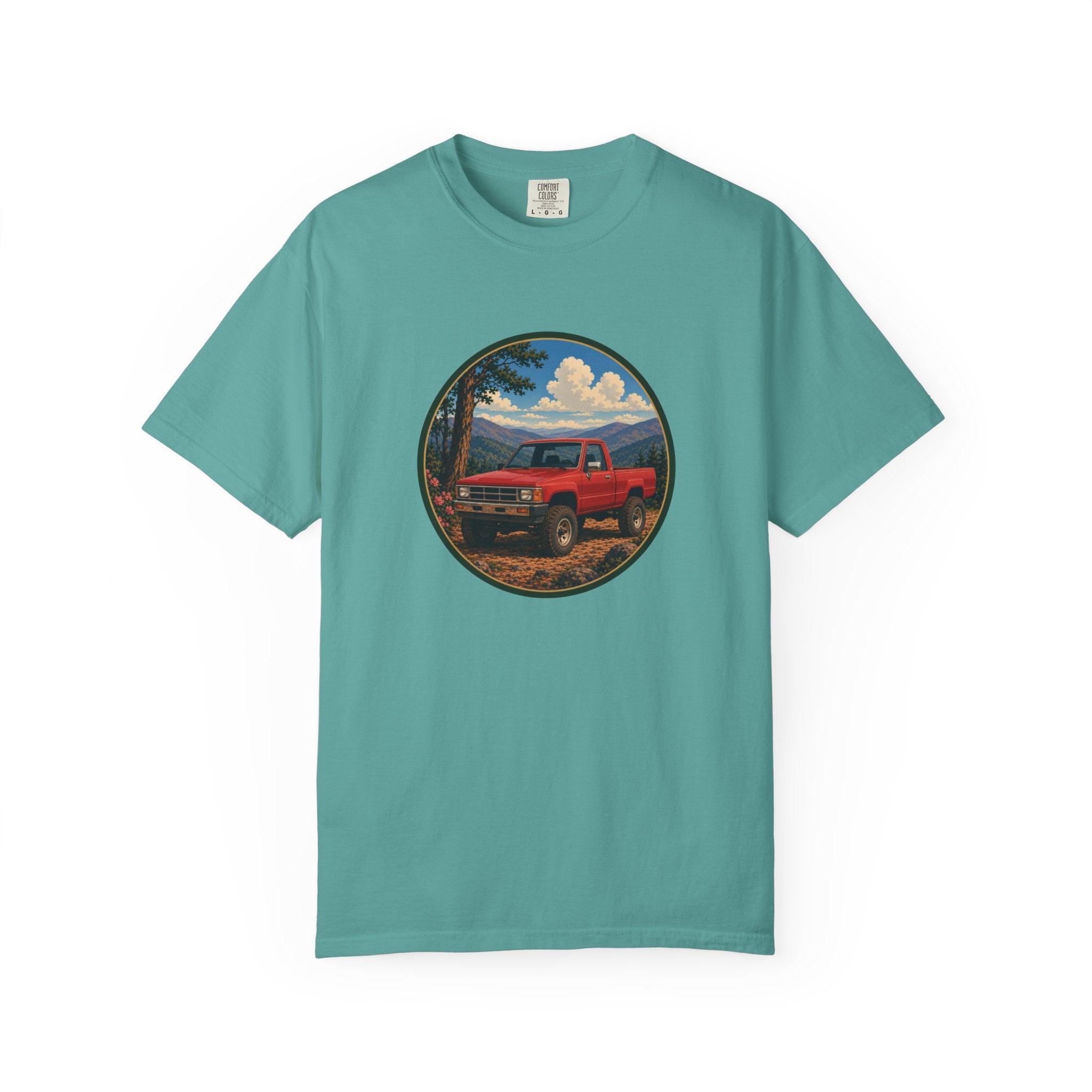 Adventure Truck T-Shirt — Vintage Red 4x4 Off-Road Graphic Tee