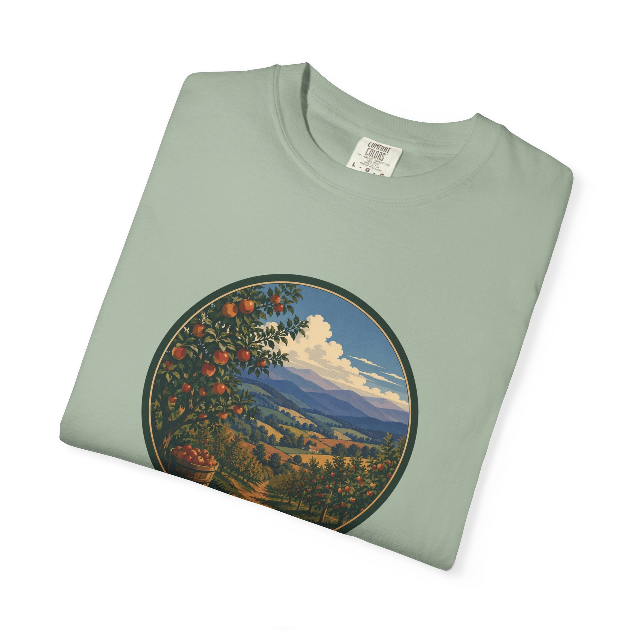 Scenic Apple Orchard Landscape T-Shirt