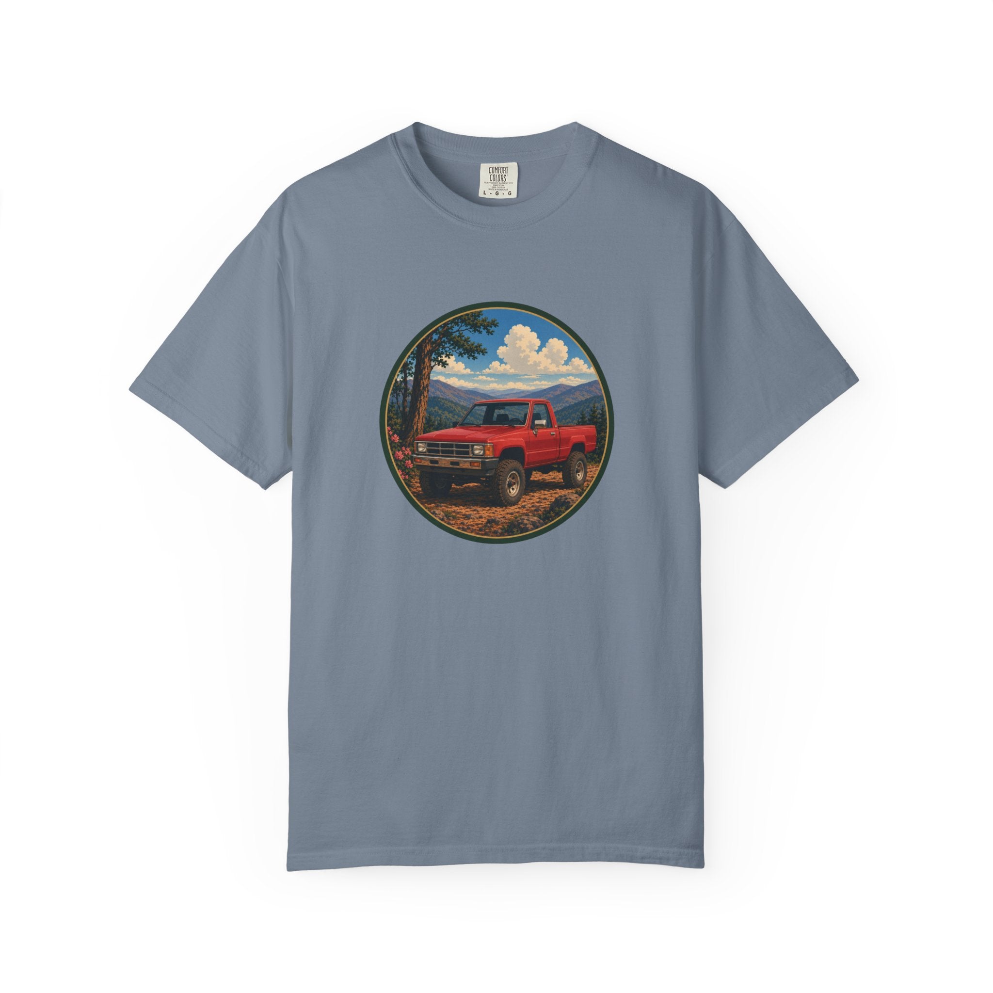 Adventure Truck T-Shirt — Vintage Red 4x4 Off-Road Graphic Tee