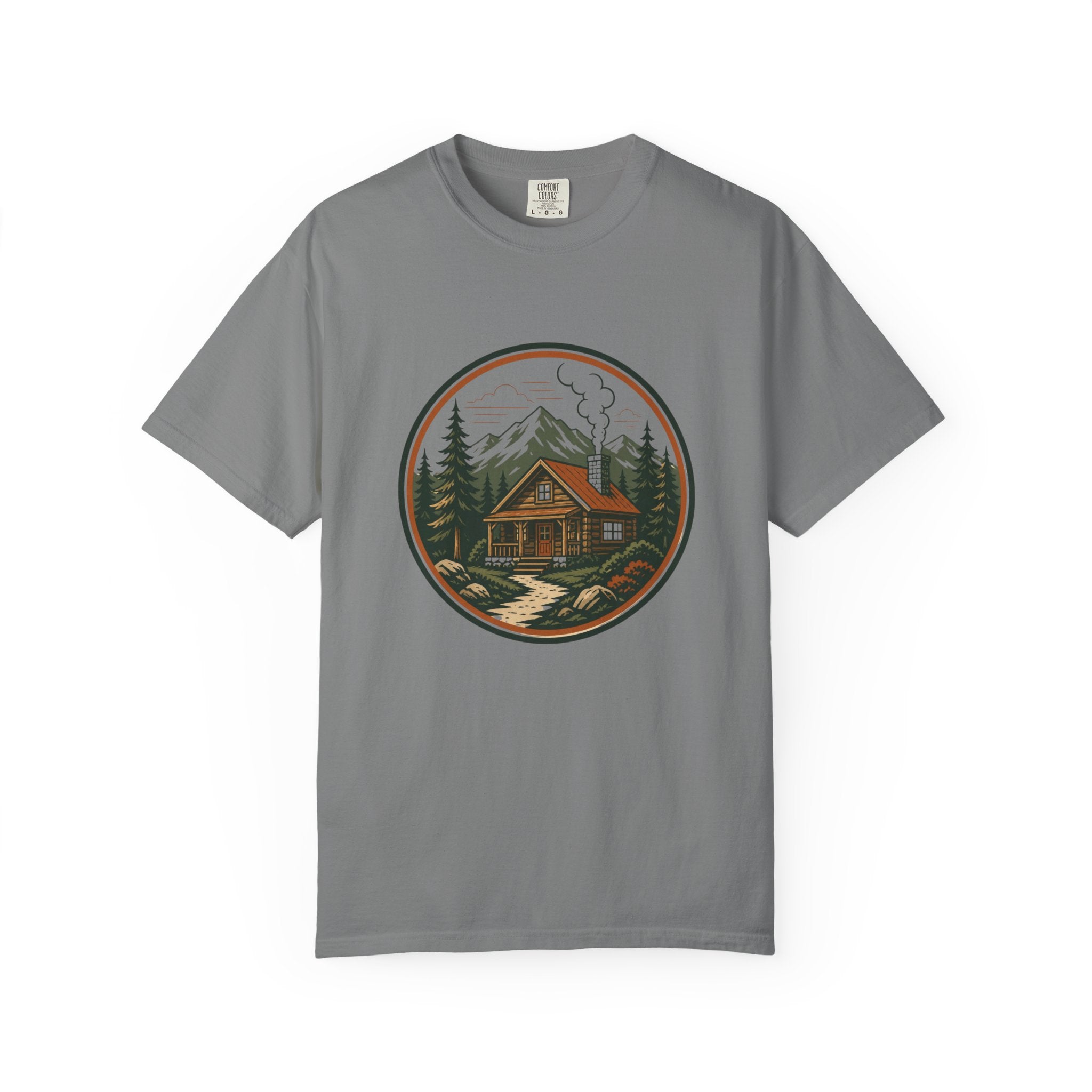 Cabin In The Woods T-Shirt — Rustic Mountain Cabin Graphic Tee