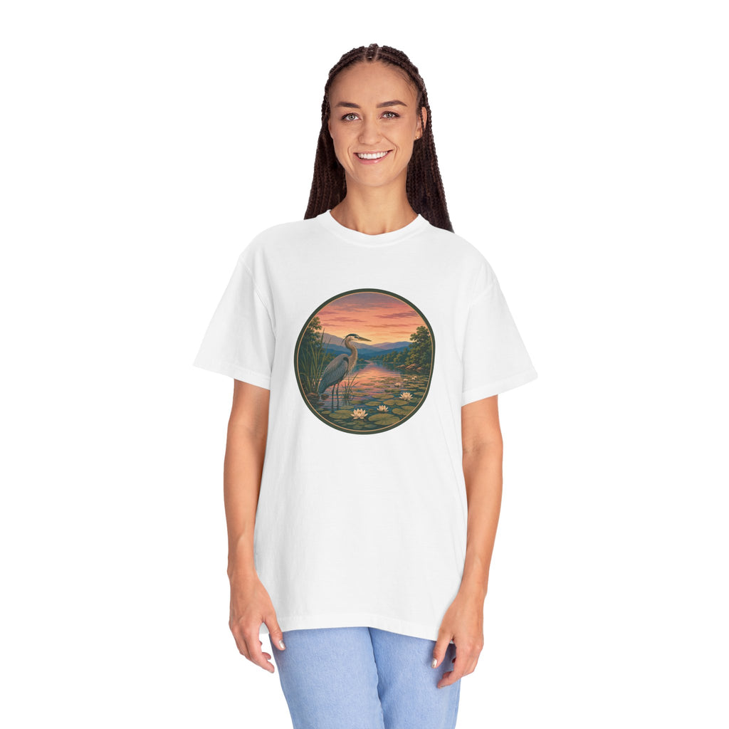 Heron Sunset T-Shirt