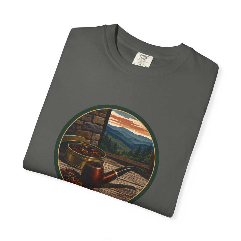 Vintage Tobacco Pipe Circle T-Shirt