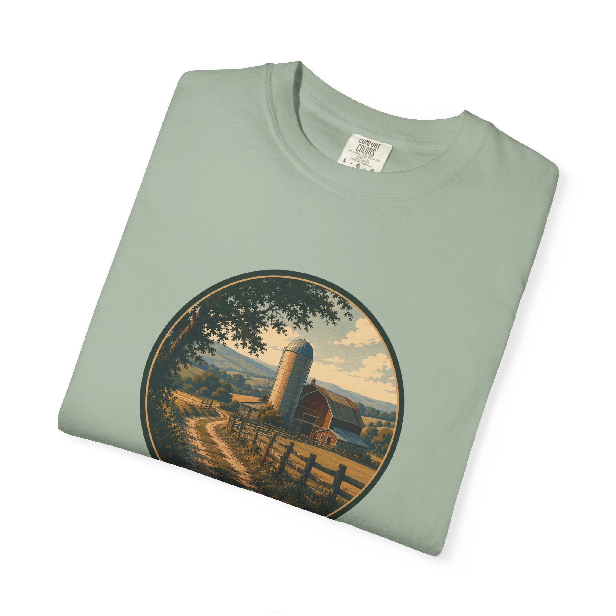 Barn and Farm Country T-Shirt - Vintage Farm Graphic