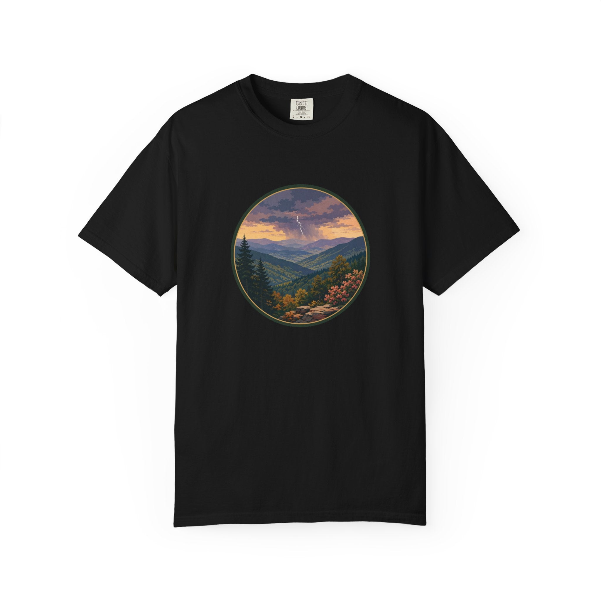 Scenic Blue Ridge Mountain Thunderstorm T-Shirt