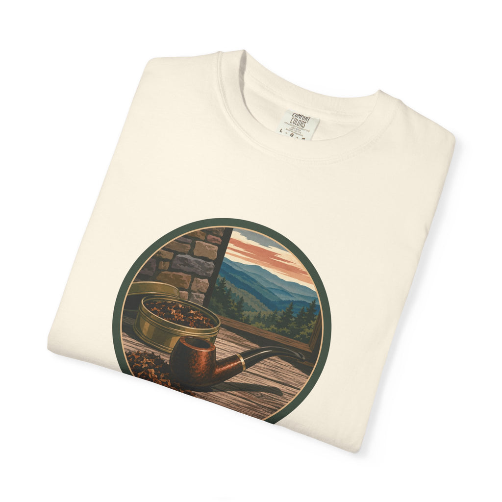 Vintage Tobacco Pipe Circle T-Shirt