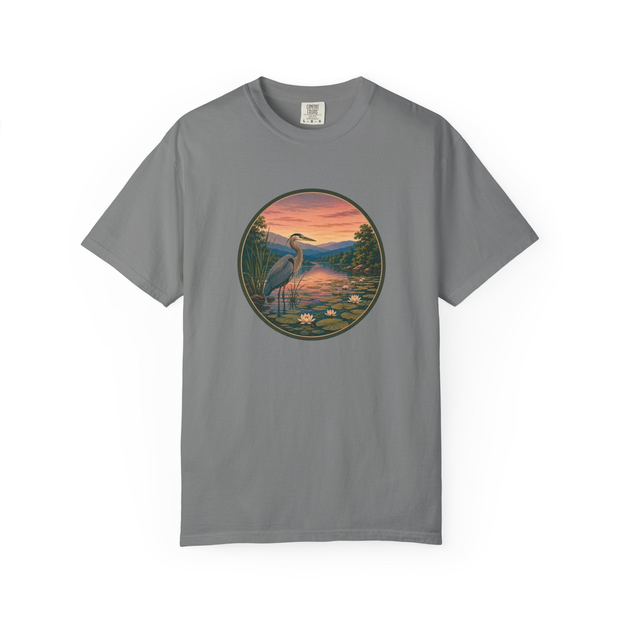 Heron Sunset T-Shirt