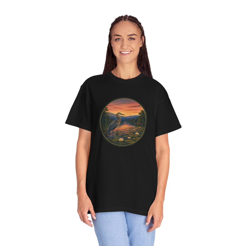 Heron Sunset T-Shirt