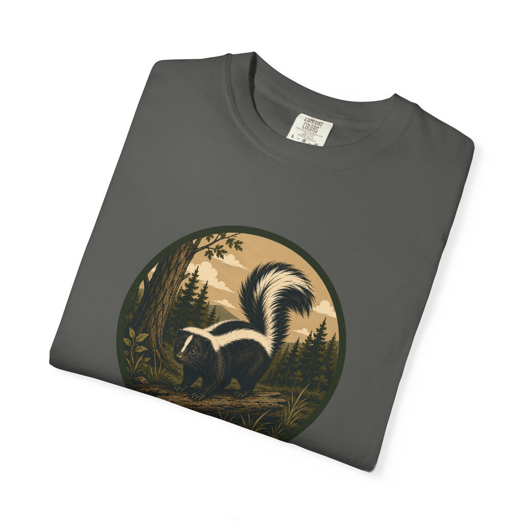 Skunk Forest T-Shirt — Vintage Woodland Wildlife Tee