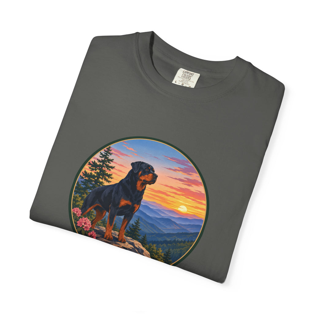 Rottweiler Mountain Sunset T-Shirt