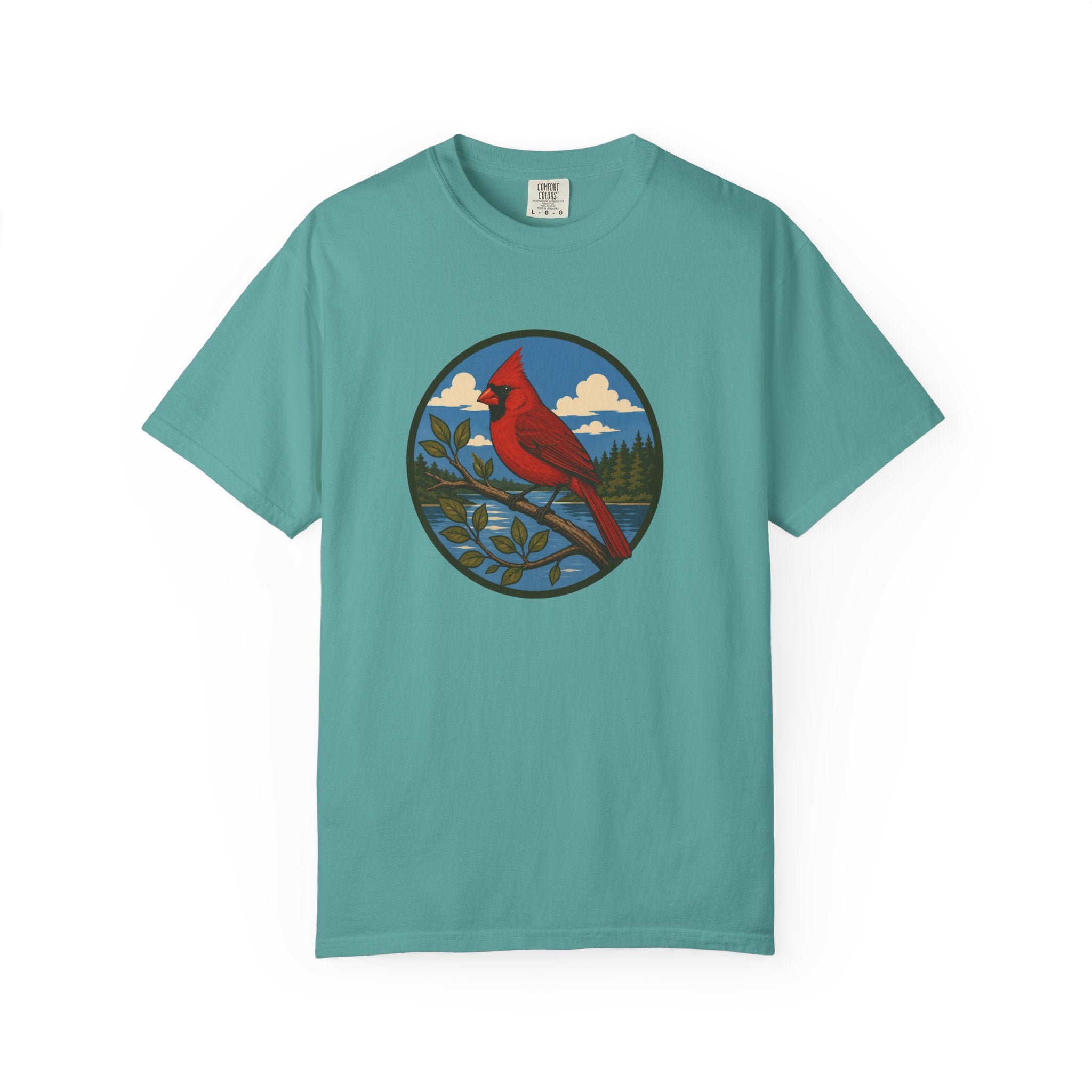Cardinal Nature T-Shirt — Red Cardinal Bird Graphic Tee