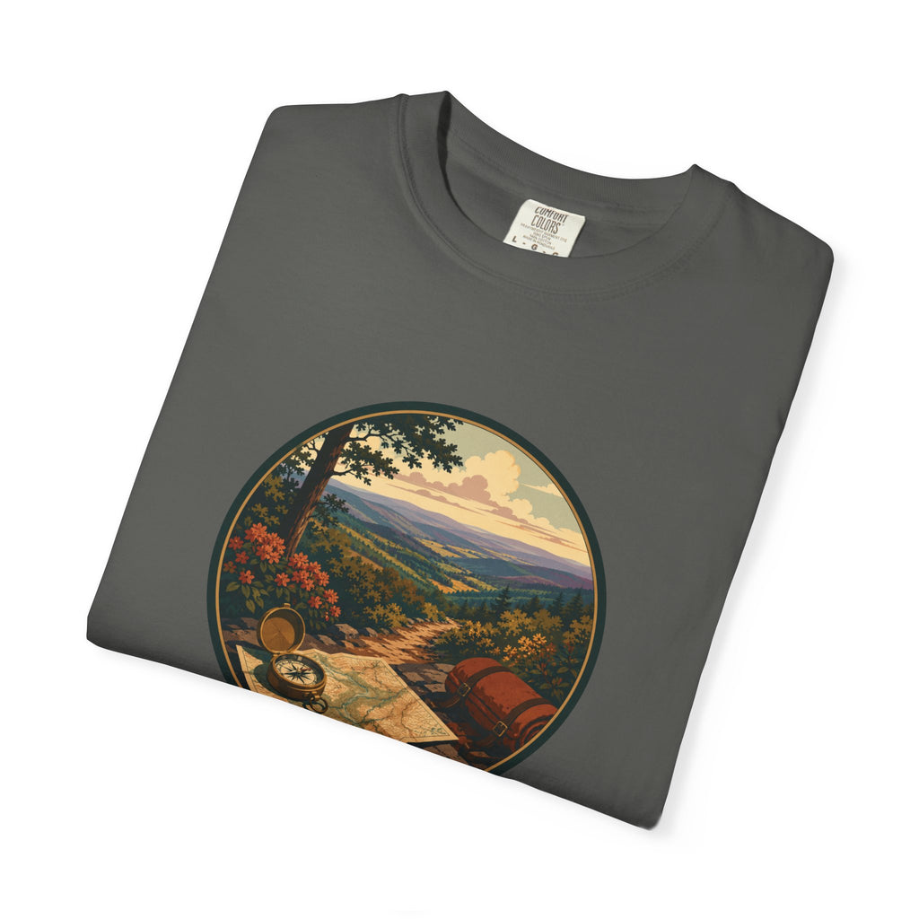 Backpacking Trail Tee - Scenic Mountain Vista T-Shirt