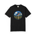 Eastern Bluebird Circle Tee — Vintage Birdwatching Graphic T-Shirt