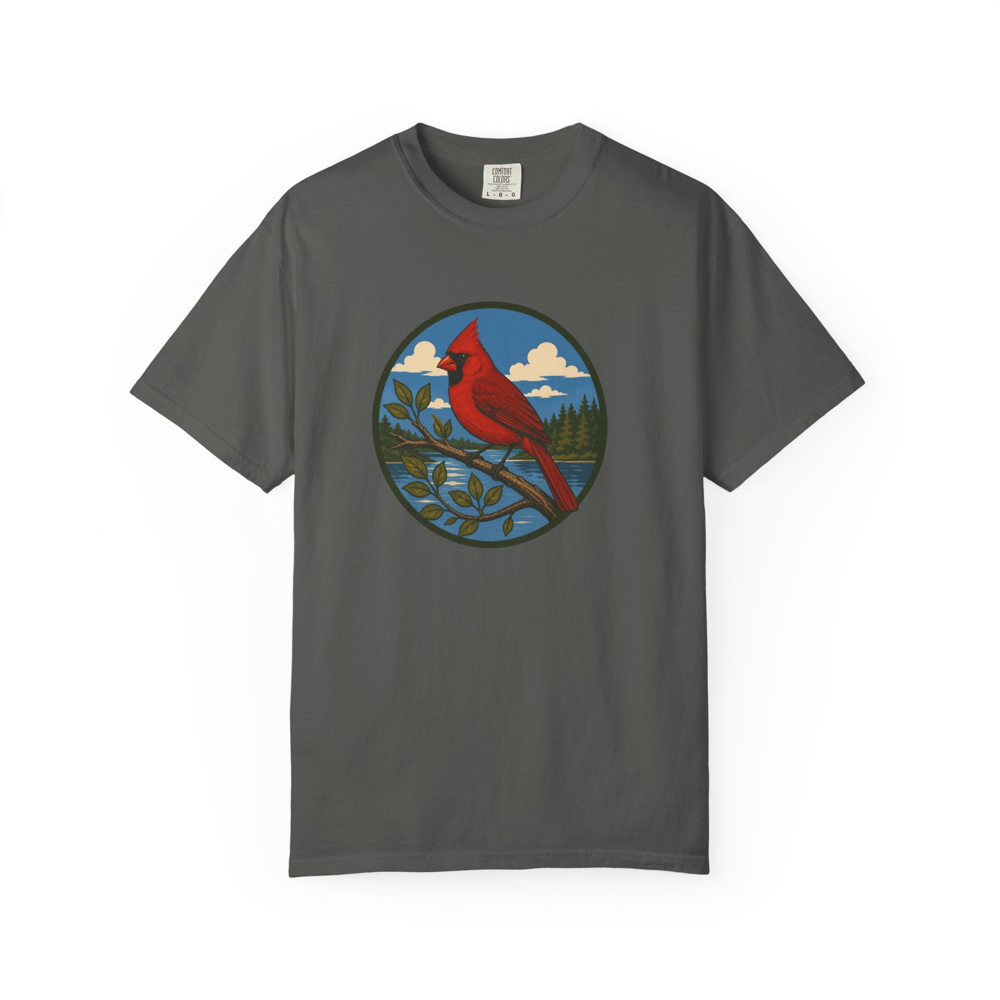 Cardinal Nature T-Shirt — Red Cardinal Bird Graphic Tee