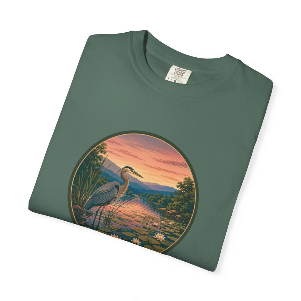 Heron Sunset T-Shirt