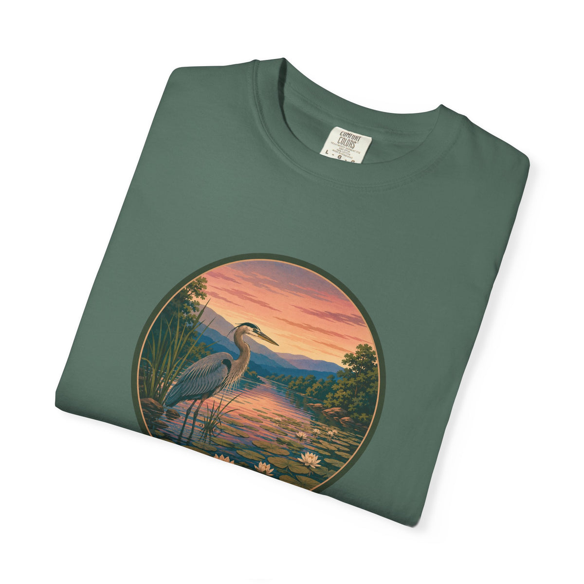 Heron Sunset T-Shirt