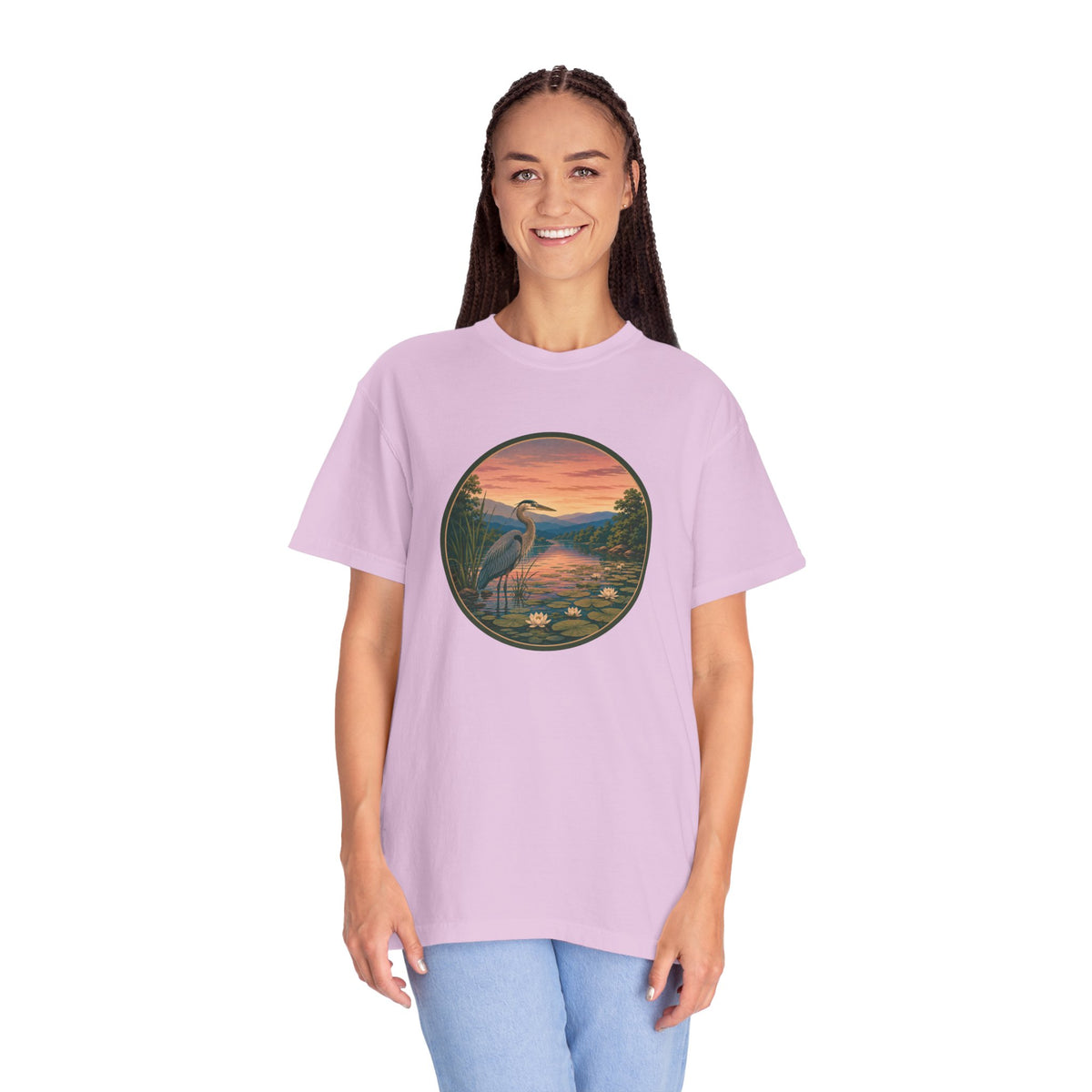 Heron Sunset T-Shirt