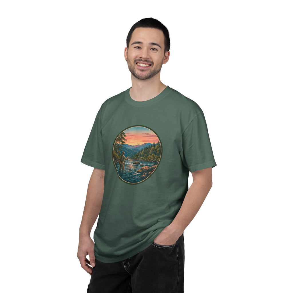 Sunset River Fly Fishing T-Shirt