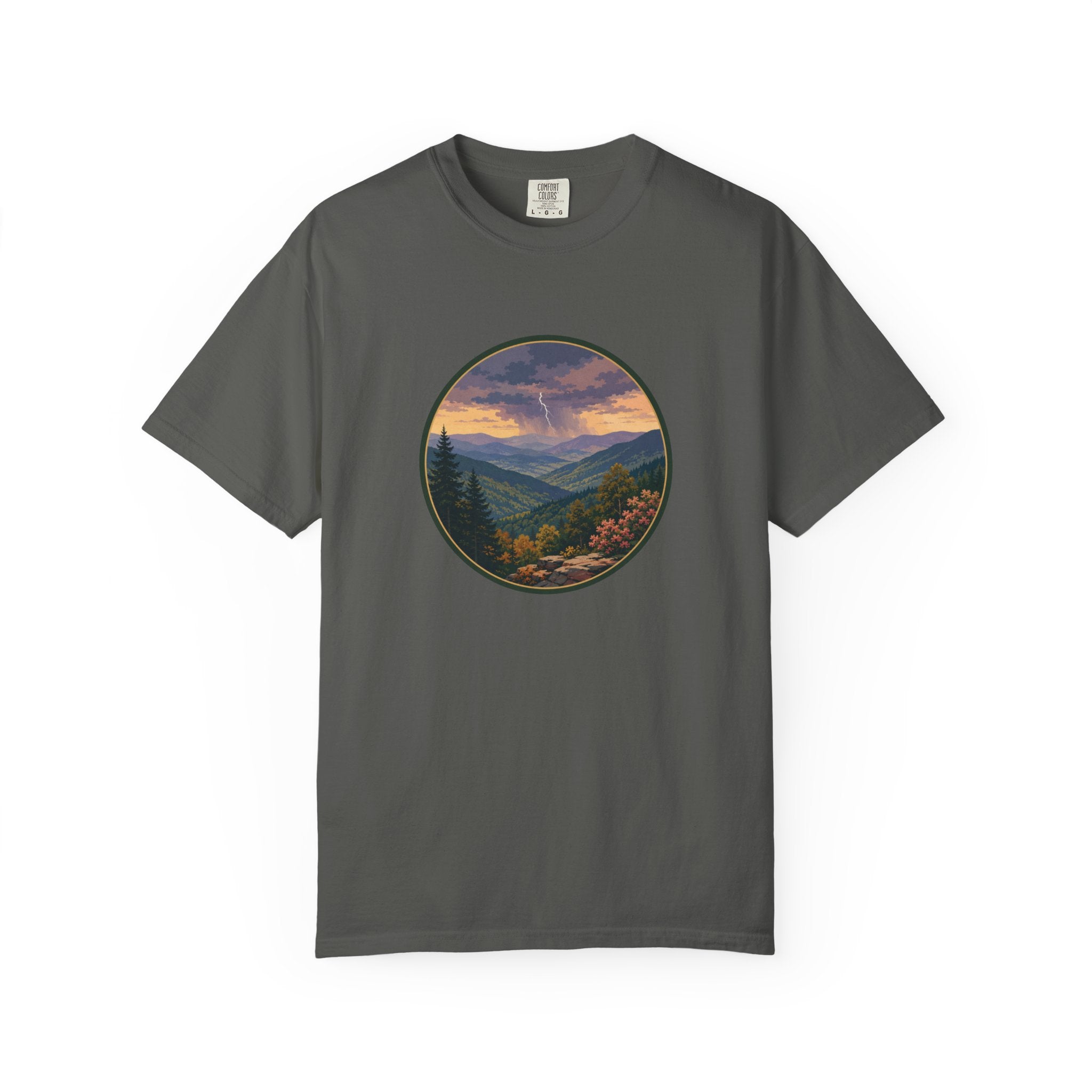 Scenic Blue Ridge Mountain Thunderstorm T-Shirt
