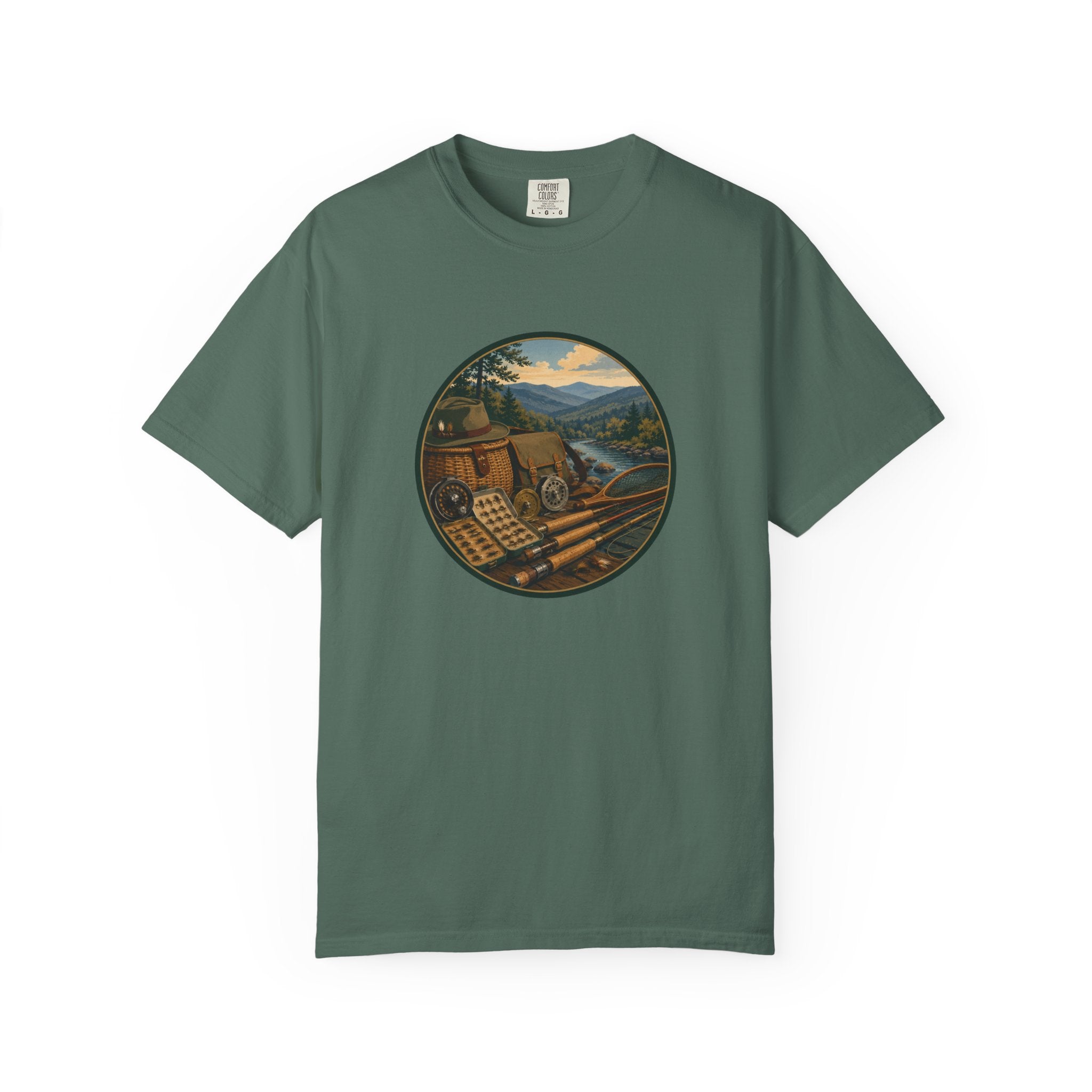 Vintage Fly Fishing T-Shirt — Retro Outdoors Graphic Tee