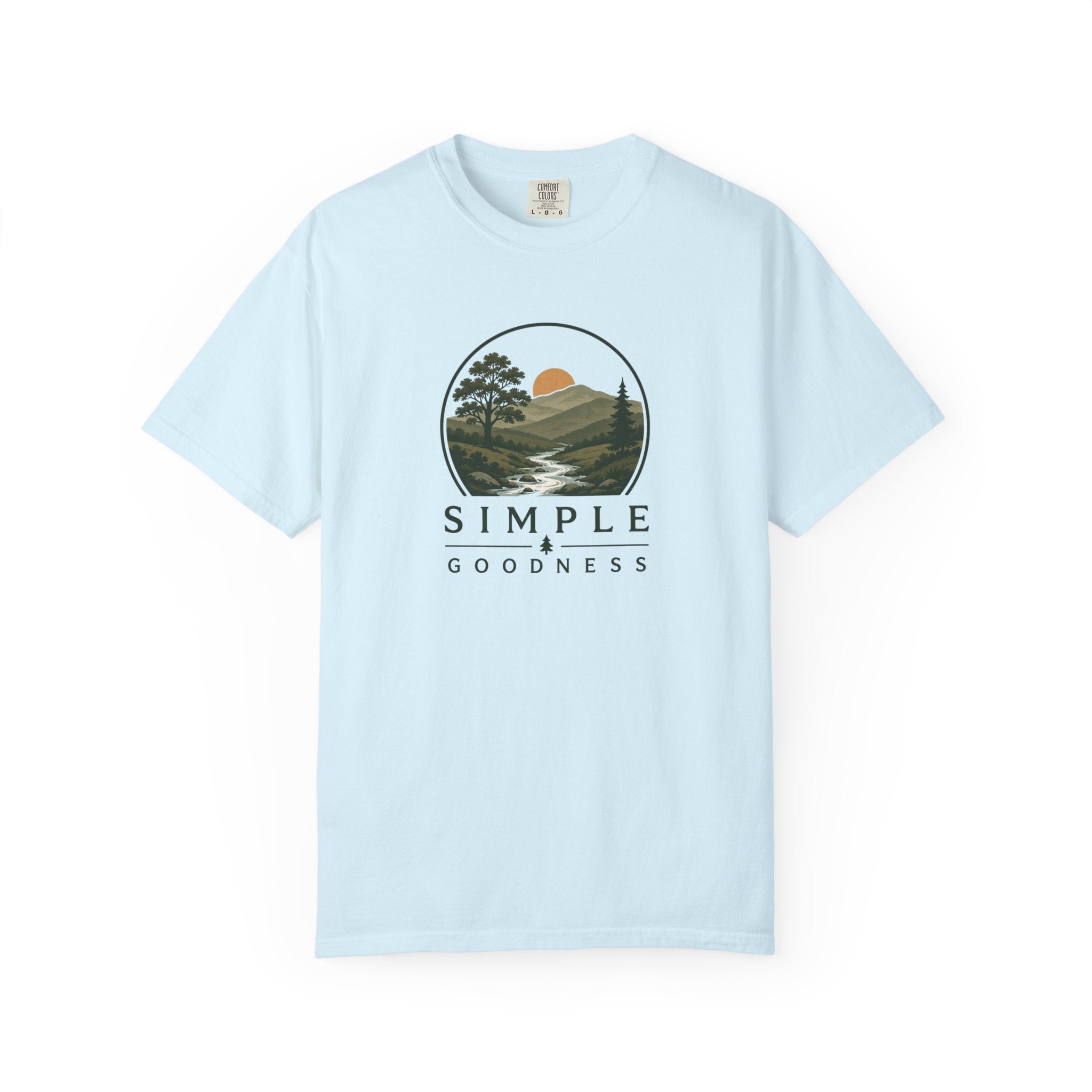 Simple Goodness Logo T-Shirt — Nature Landscape Graphic Tee