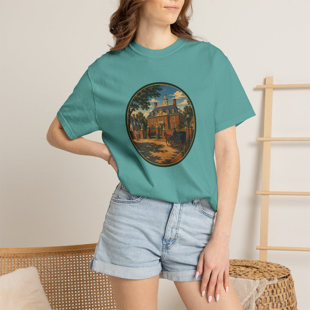 Historic Estate Circle T-Shirt — Colonial Landmark Tee