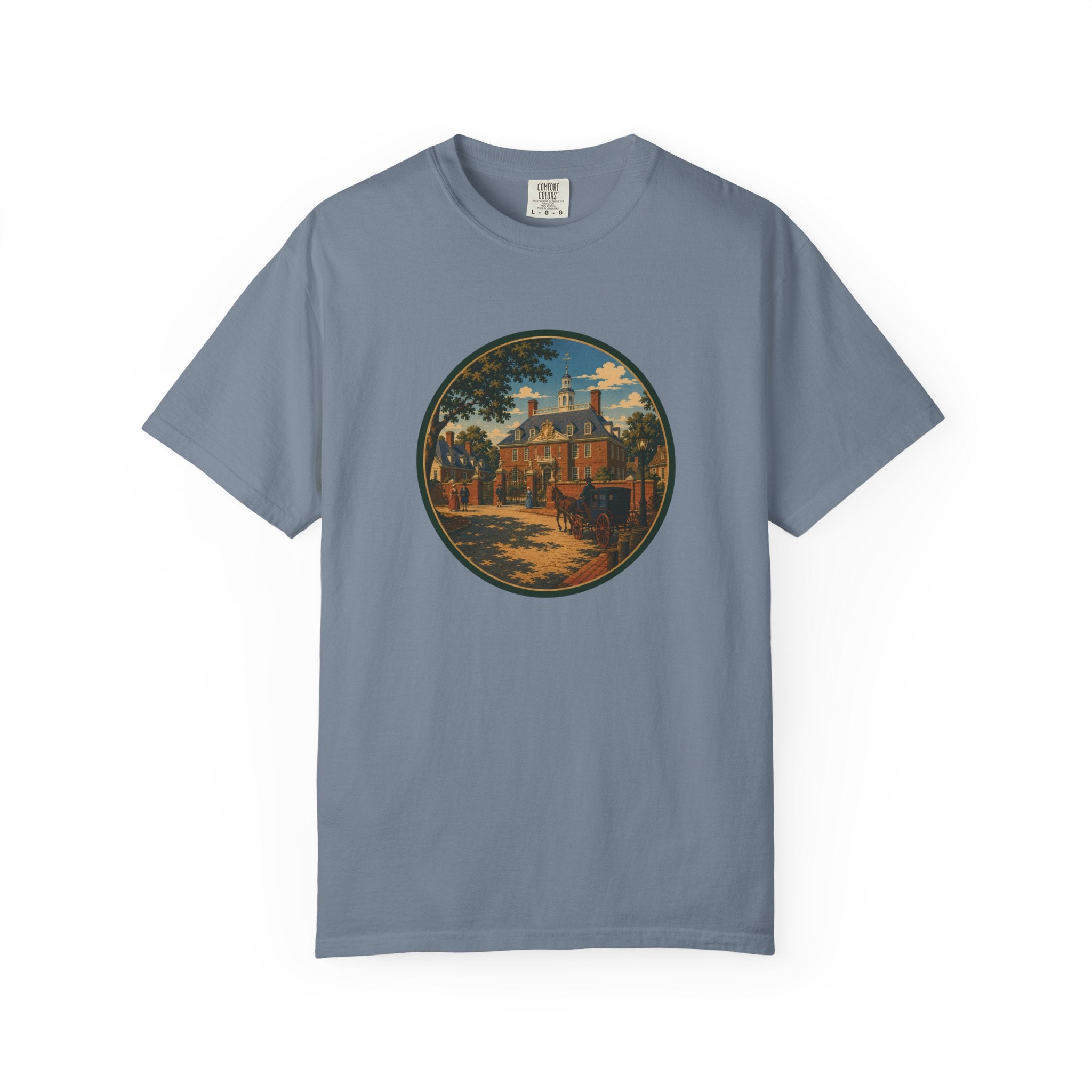 Historic Estate Circle T-Shirt — Colonial Landmark Tee