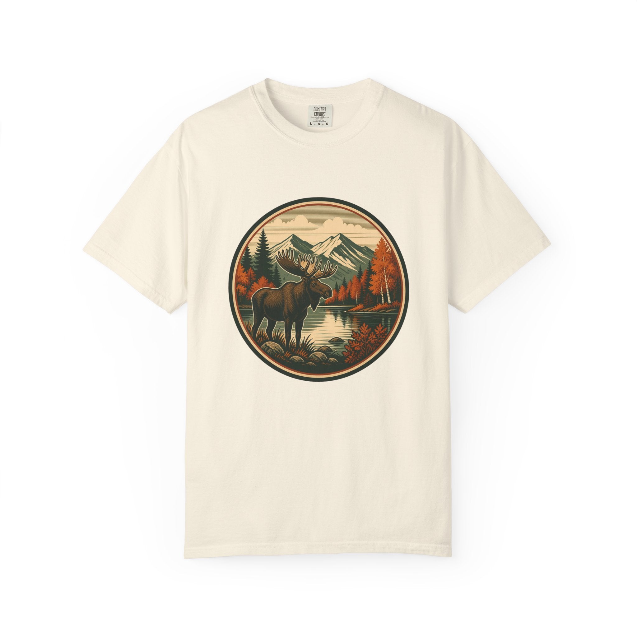 Moose Mountain Scenic T‑Shirt — Vintage Wilderness Camp Tee