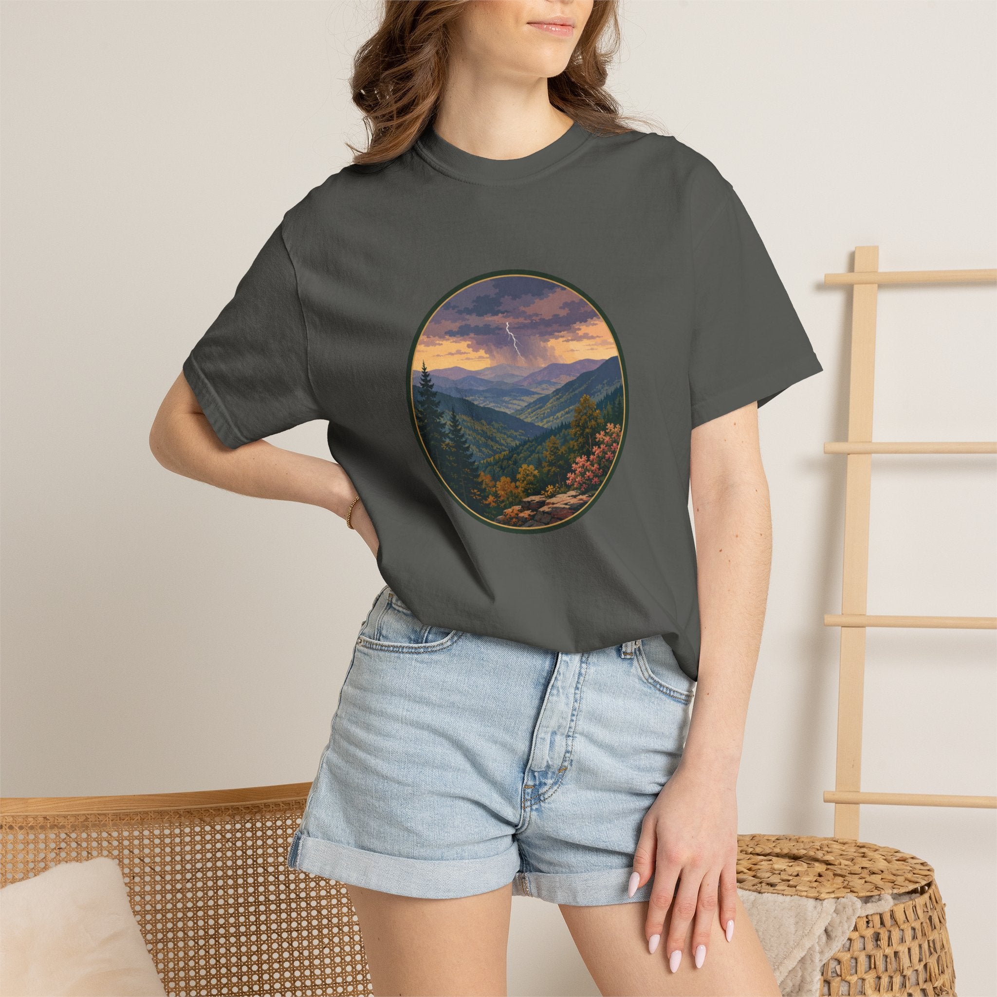 Scenic Blue Ridge Mountain Thunderstorm T-Shirt