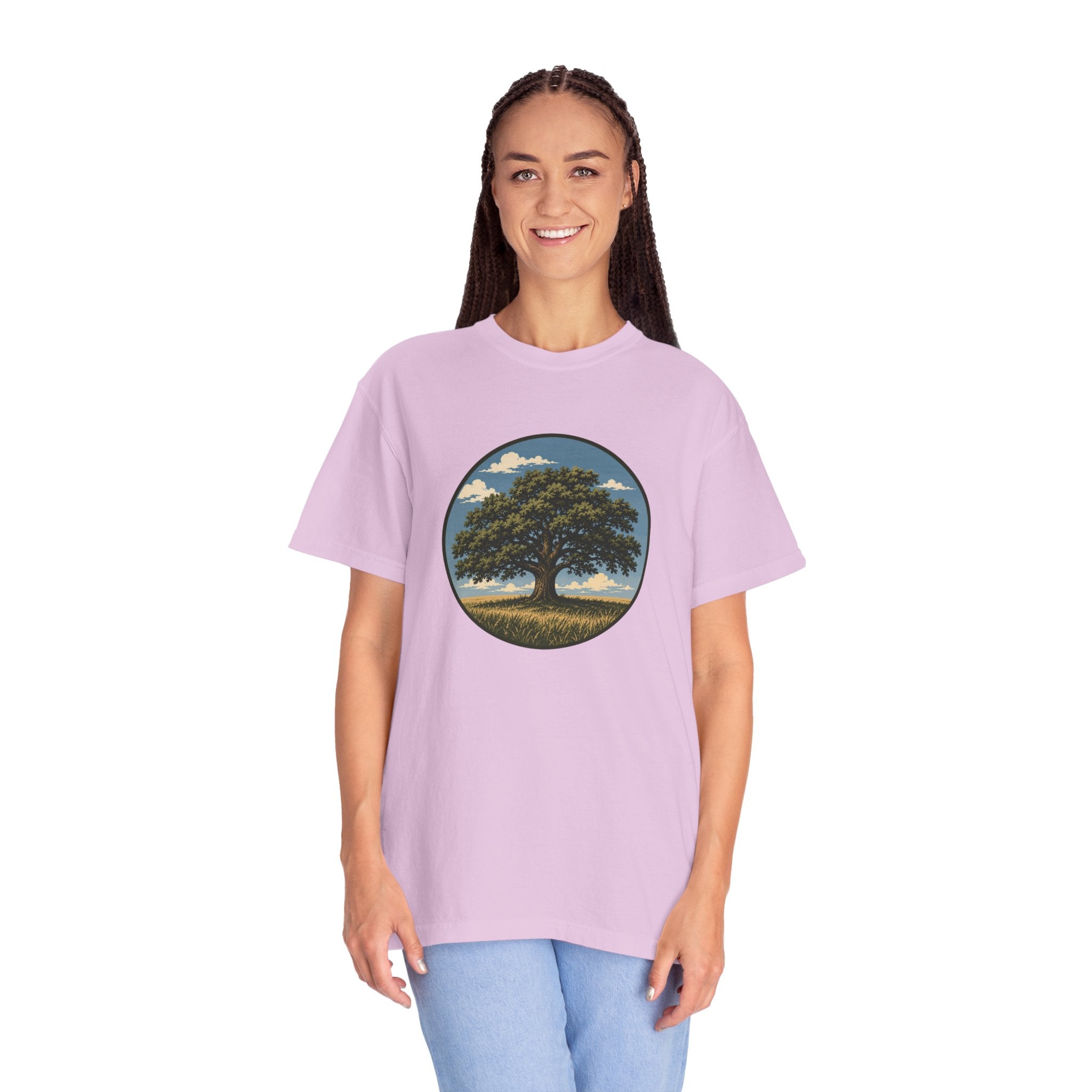 Tree of Life T-Shirt — Vintage Oak Landscape Graphic Tee