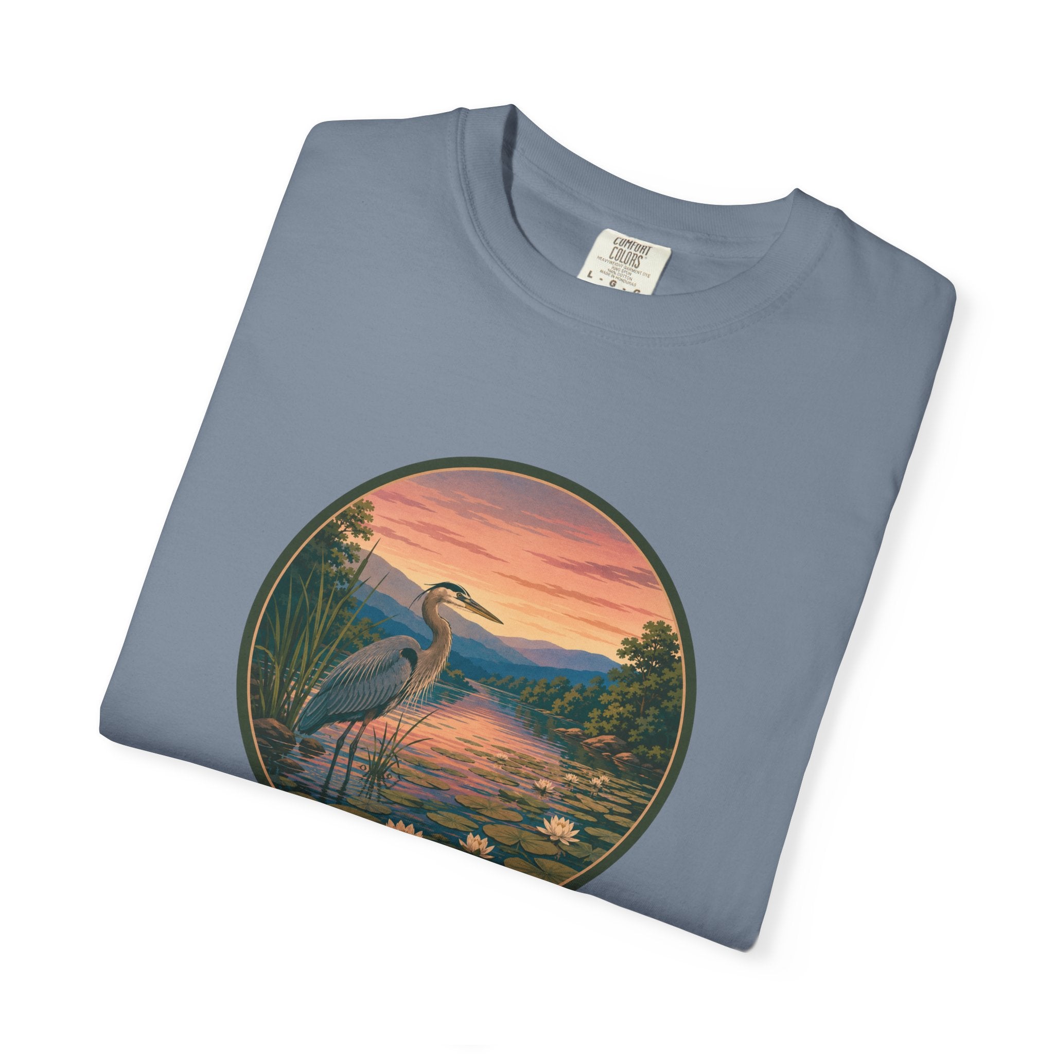 Heron Sunset T-Shirt