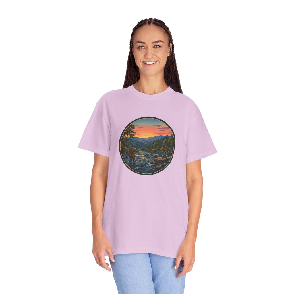 Sunset River Fly Fishing T-Shirt
