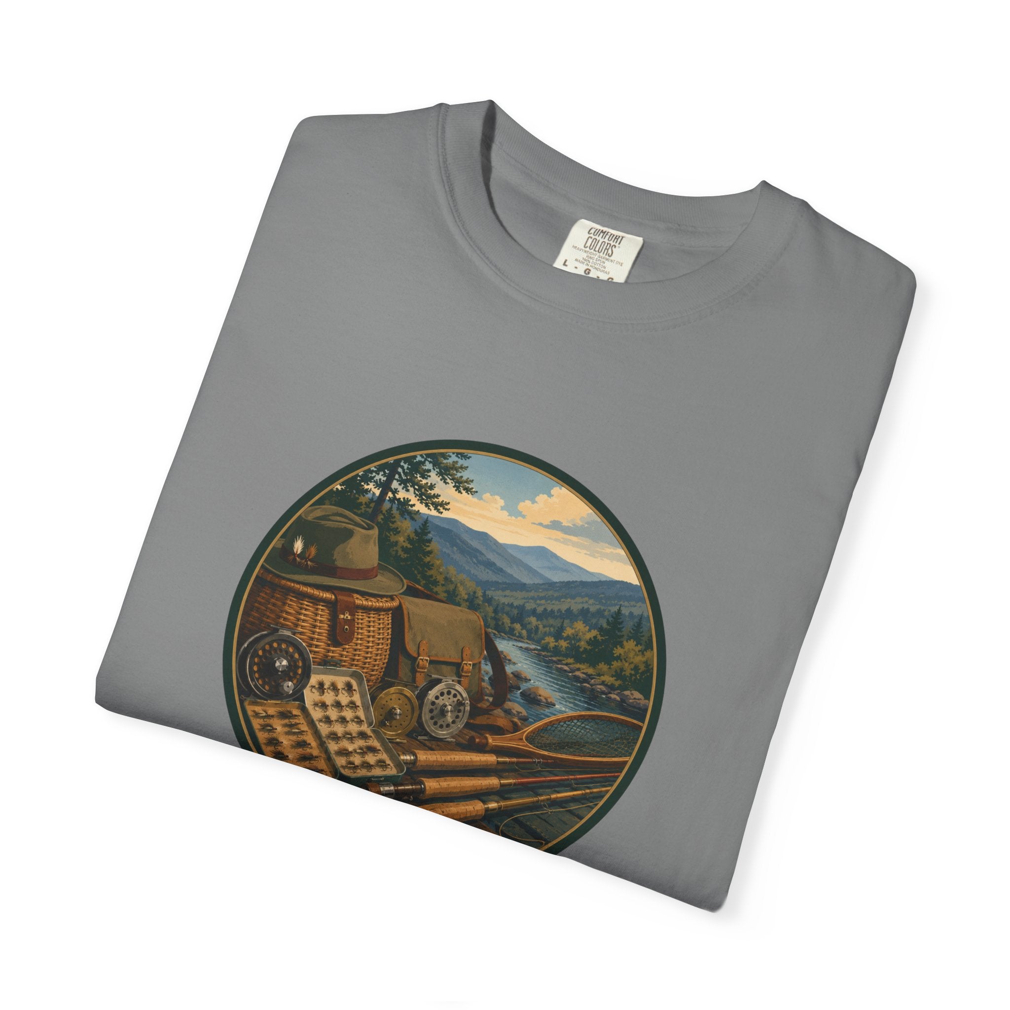 Vintage Fly Fishing T-Shirt — Retro Outdoors Graphic Tee