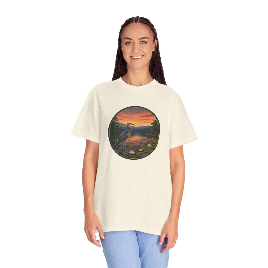 Heron Sunset T-Shirt