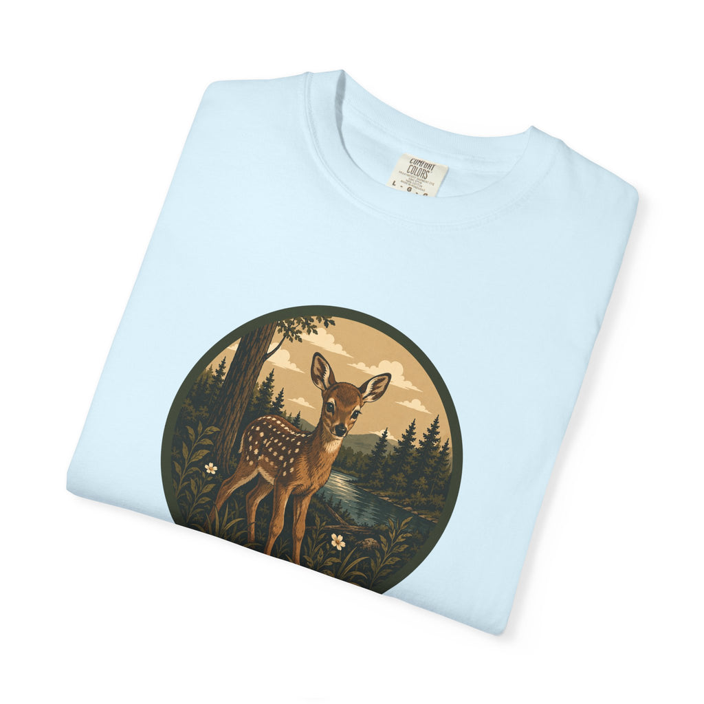 Fawn Forest Tee — Vintage Woodland Deer T-Shirt