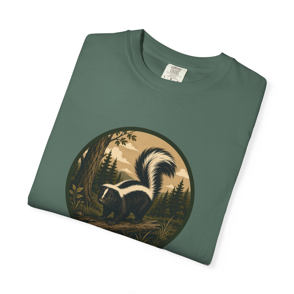 Skunk Forest T-Shirt — Vintage Woodland Wildlife Tee