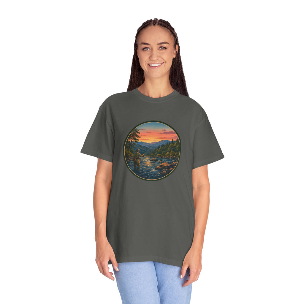 Sunset River Fly Fishing T-Shirt
