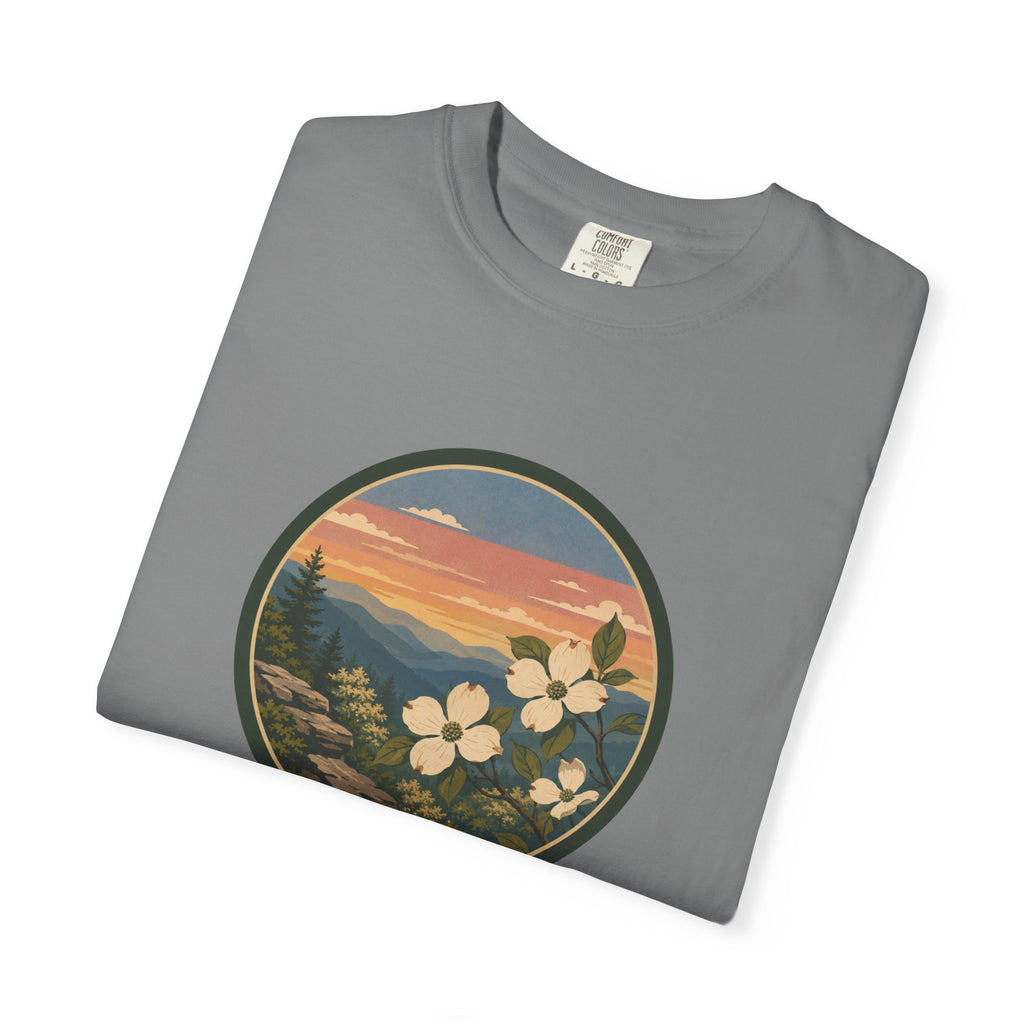 Scenic Dogwood Bloom Sunset T-Shirt