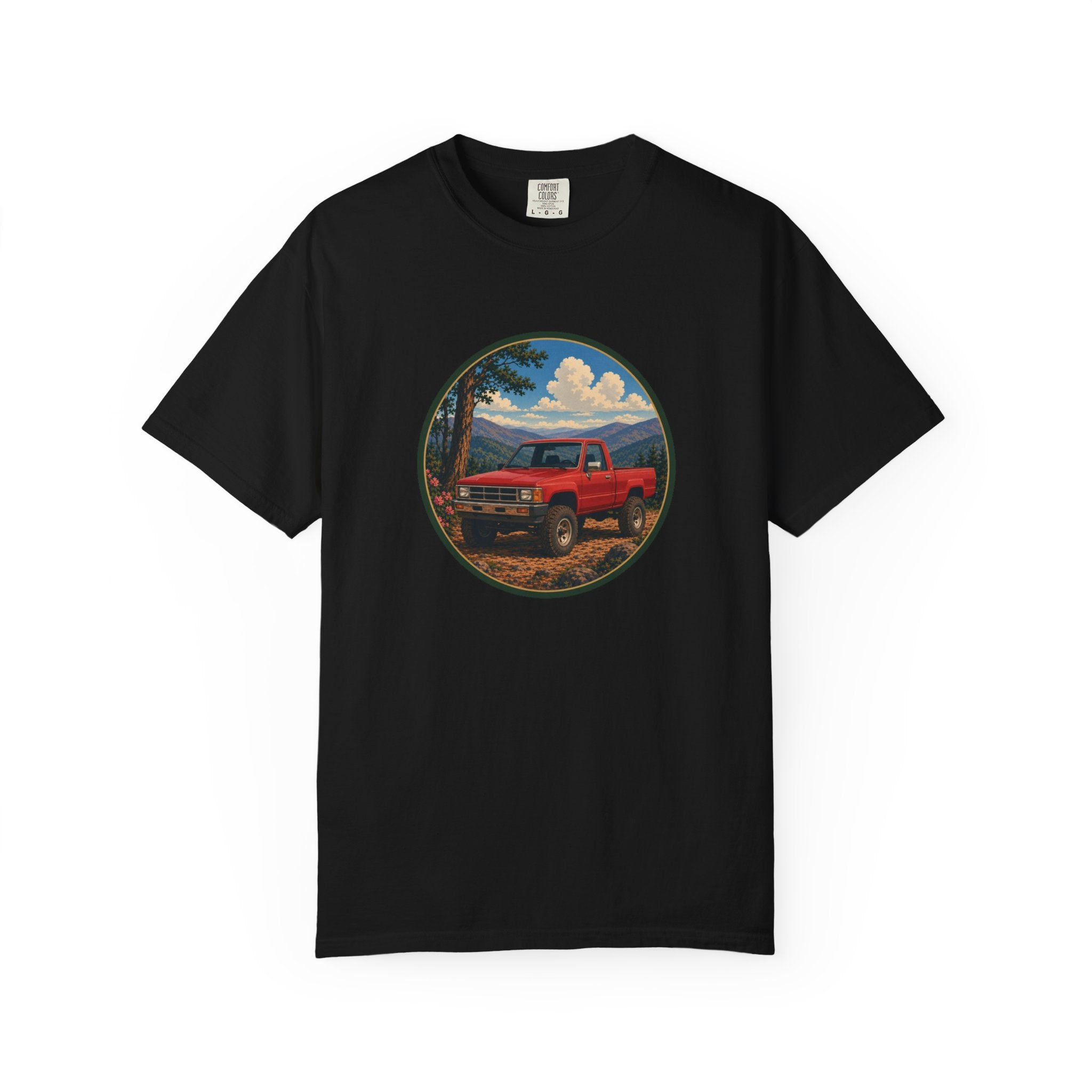 Adventure Truck T-Shirt — Vintage Red 4x4 Off-Road Graphic Tee