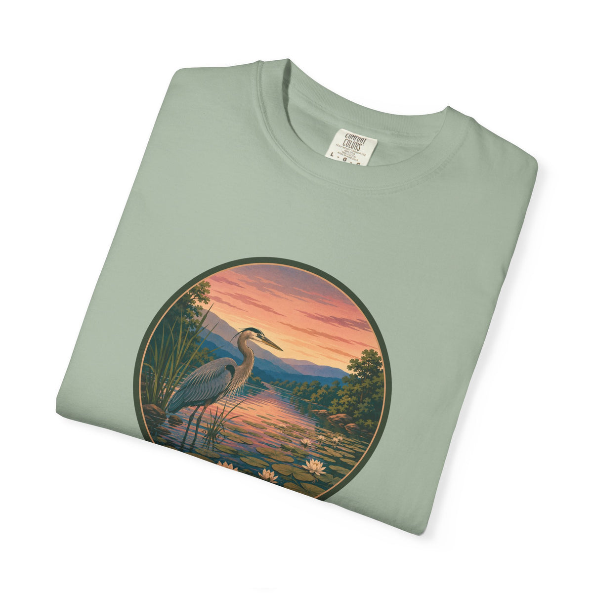 Heron Sunset T-Shirt