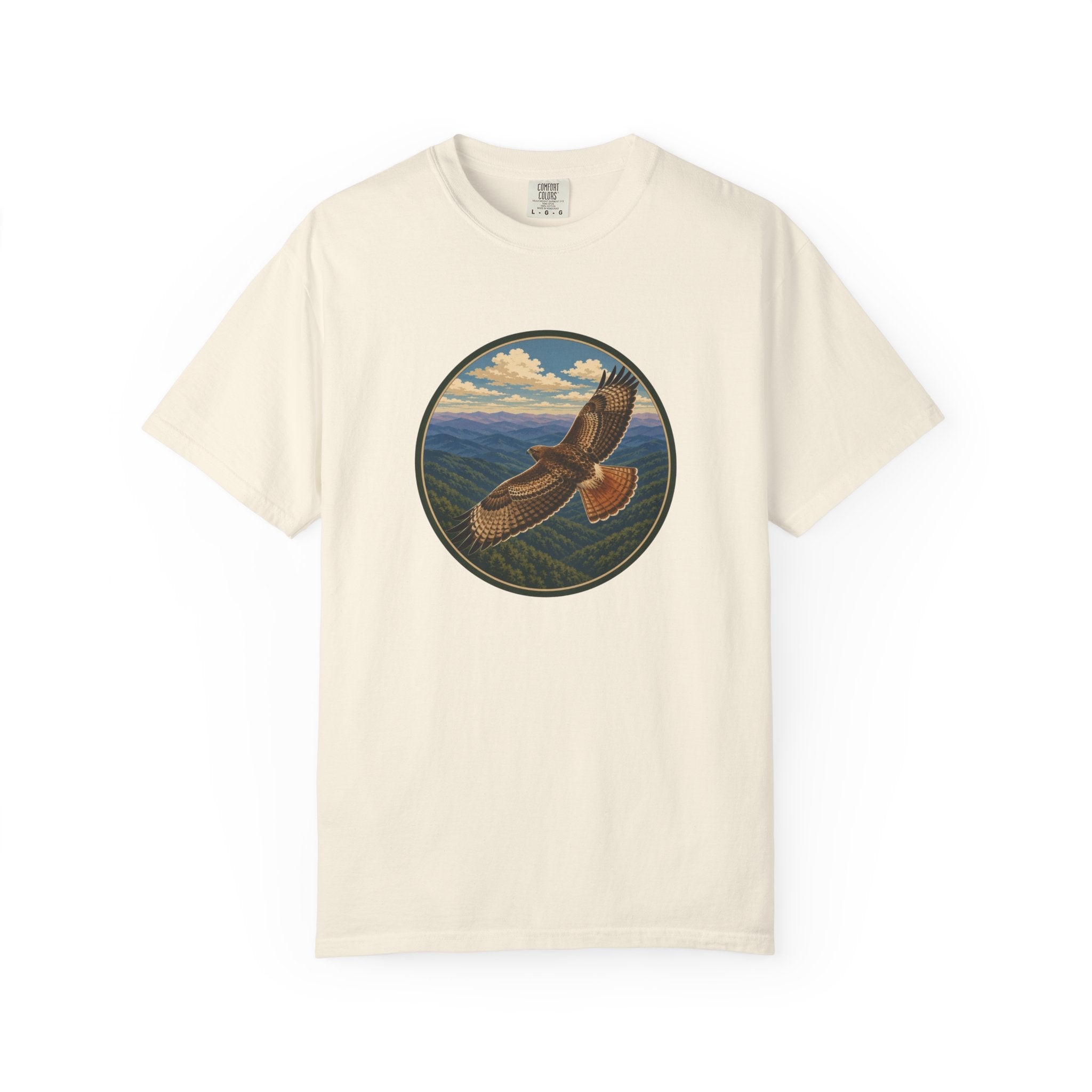 Soaring Hawk T-Shirt — Mountain Flight Graphic Tee