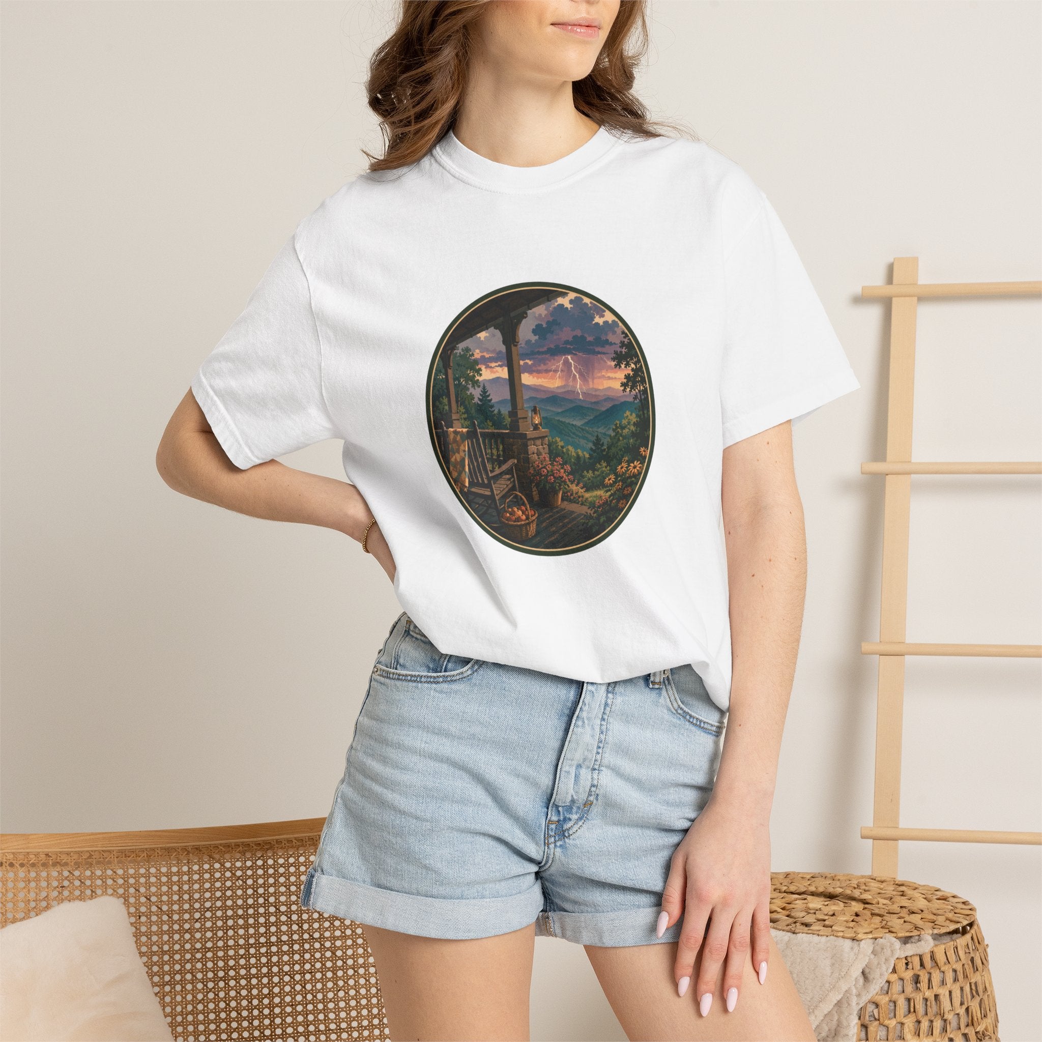 Scenic Mountain Storm T-Shirt