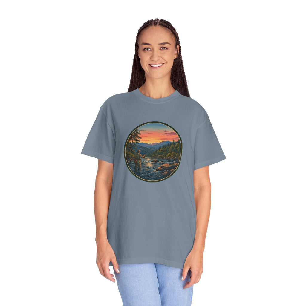 Sunset River Fly Fishing T-Shirt