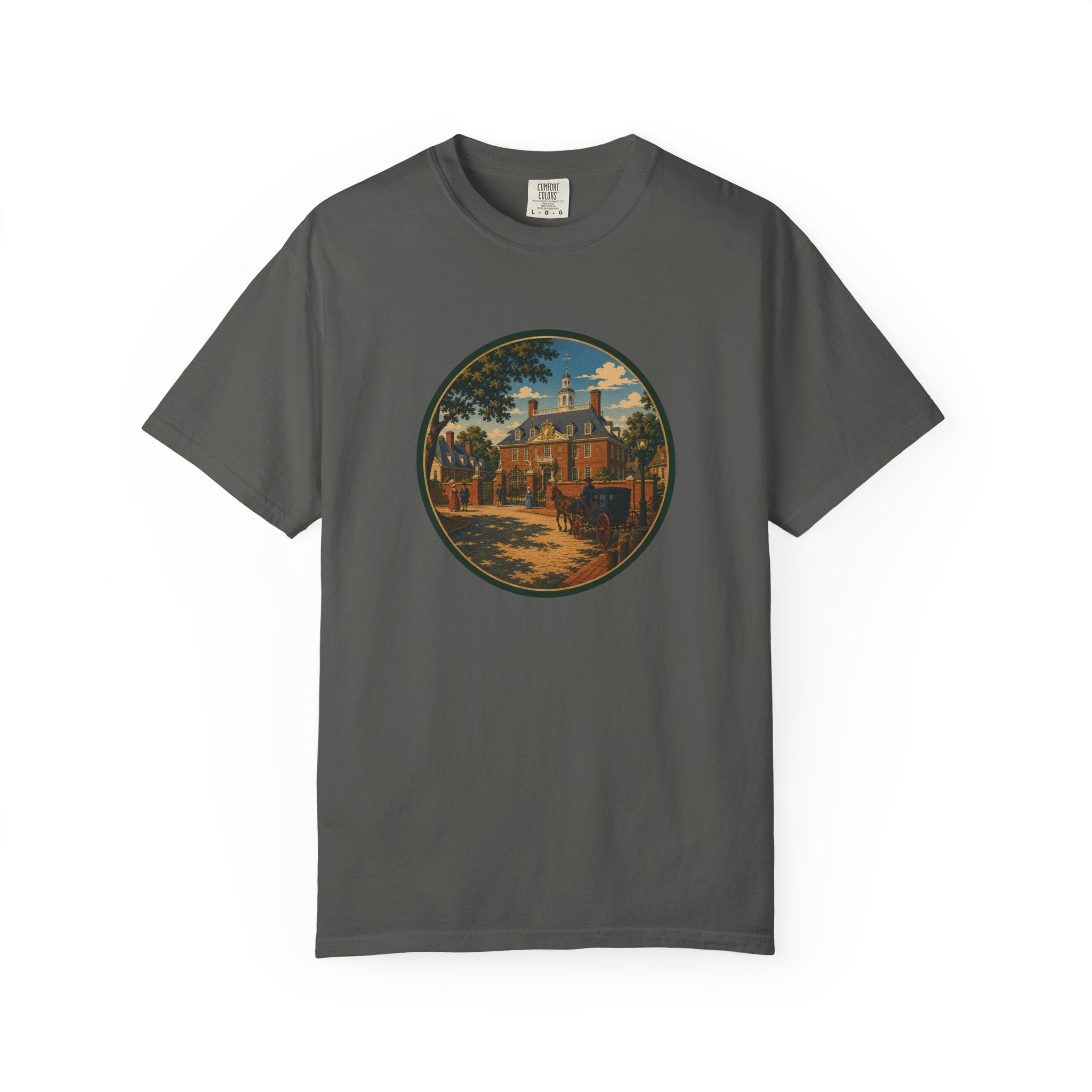 Historic Estate Circle T-Shirt — Colonial Landmark Tee