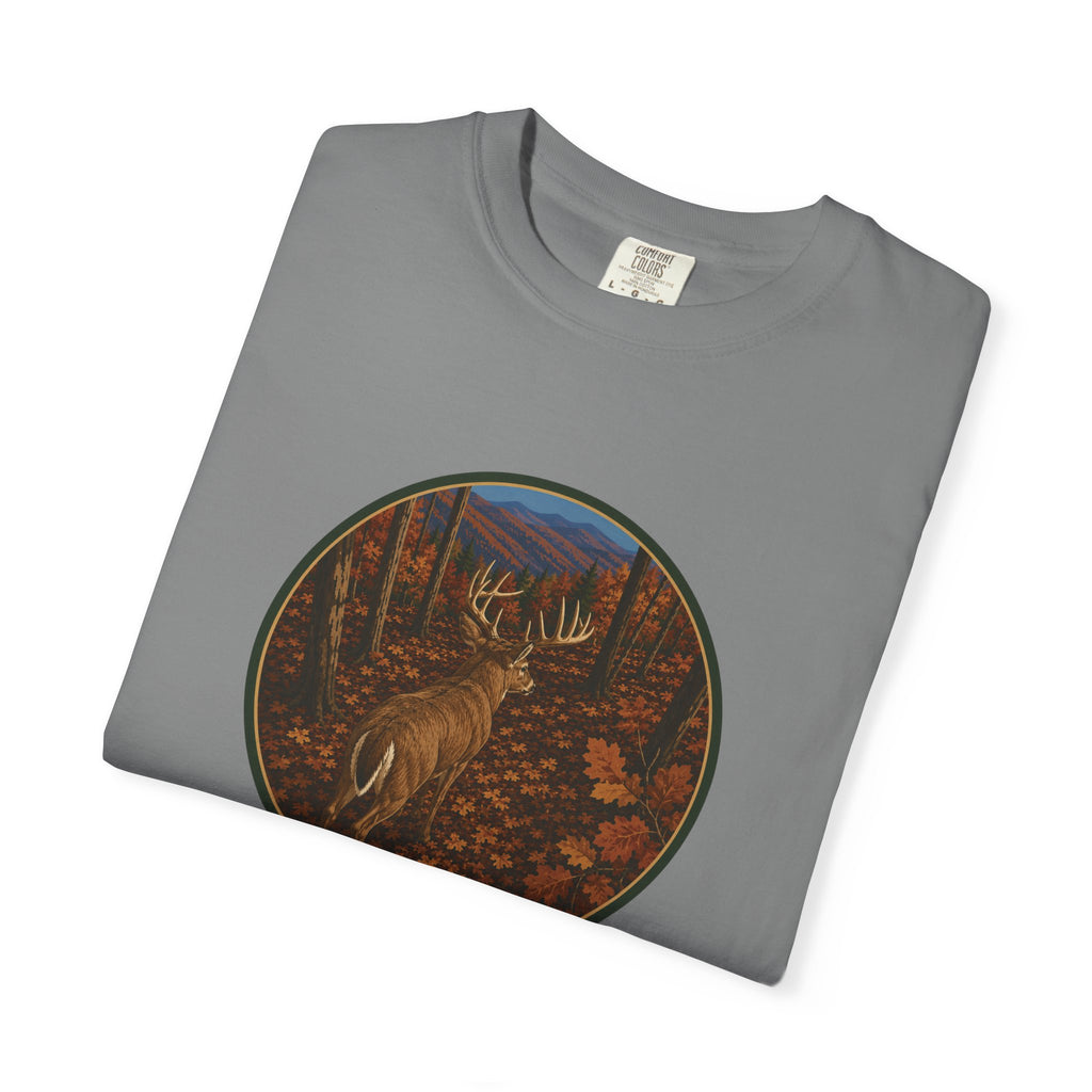 Trophy Whitetail Graphic T-Shirt — Buck in Rut Nature Tee