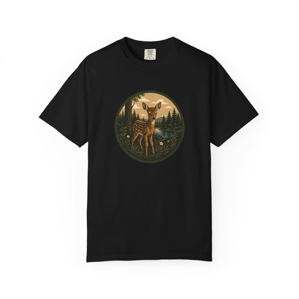 Fawn Forest Tee — Vintage Woodland Deer T-Shirt